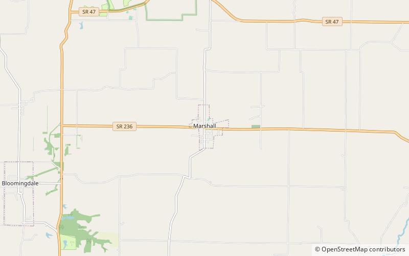 Arch in the Town of Marshall location map