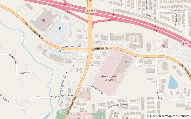 Brownsburg location map
