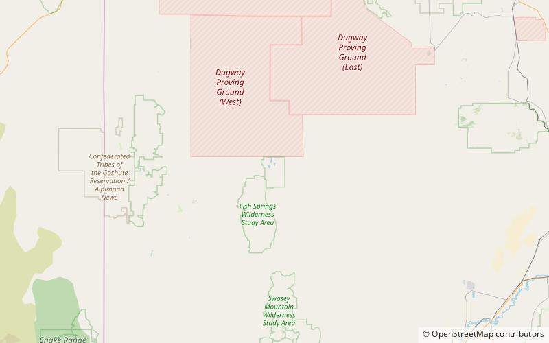 Fish Springs National Wildlife Refuge location map