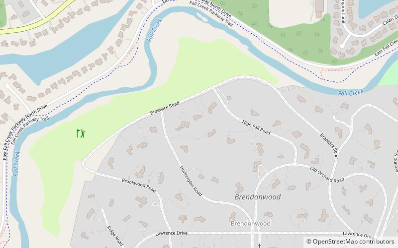 Brendonwood Historic District location map