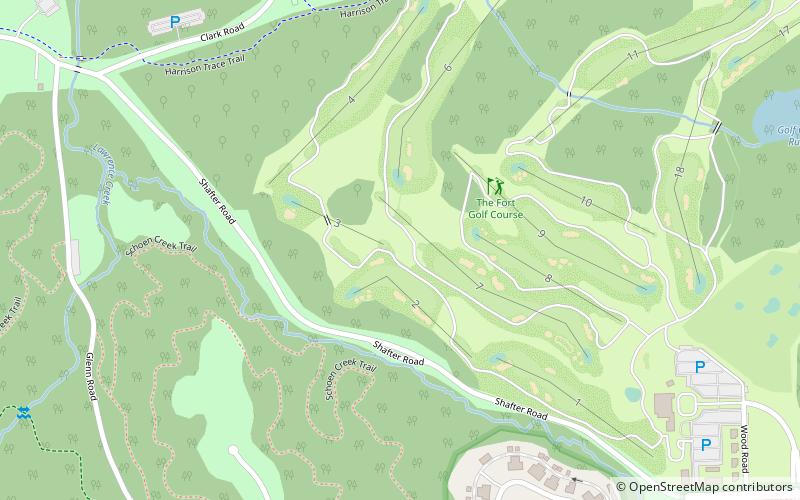 Fort Harrison State Park location map