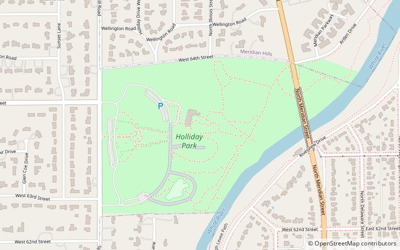 holliday park indianapolis location map
