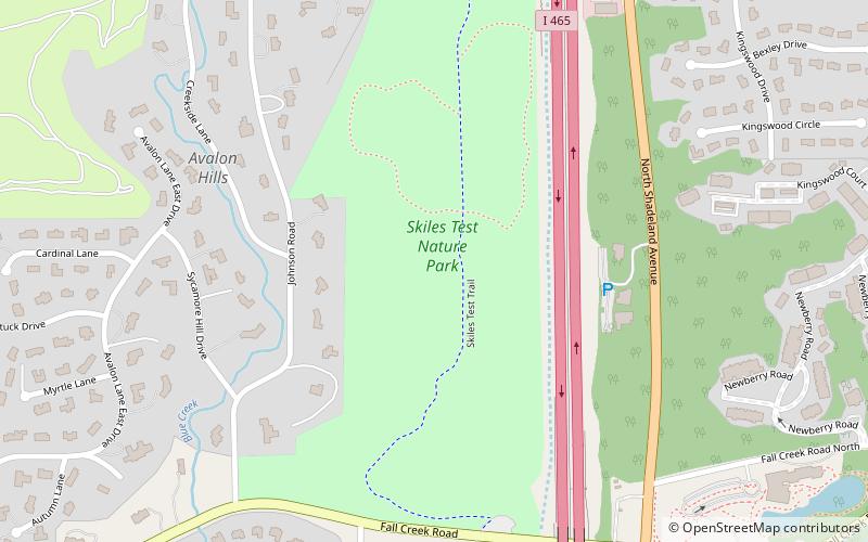 Skiles Test Nature Park location map