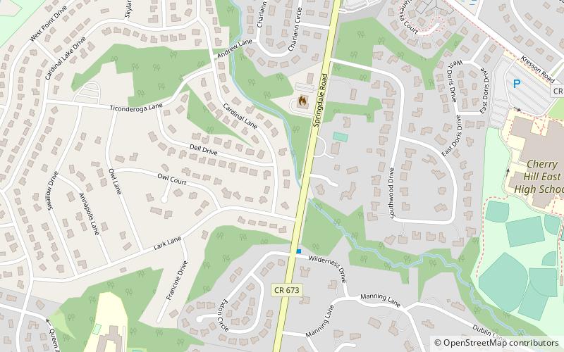 springdale cherry hill location map