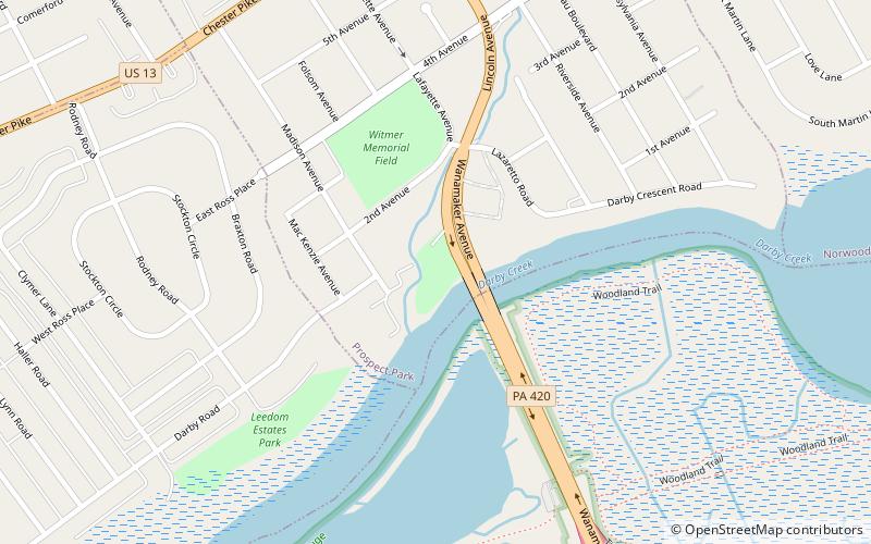 Morton Homestead location map
