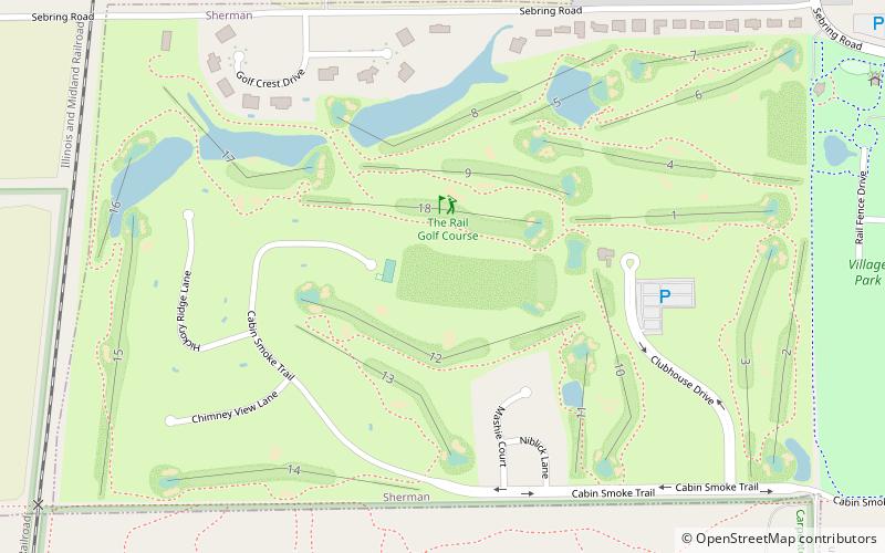 The Rail Golf Course location map