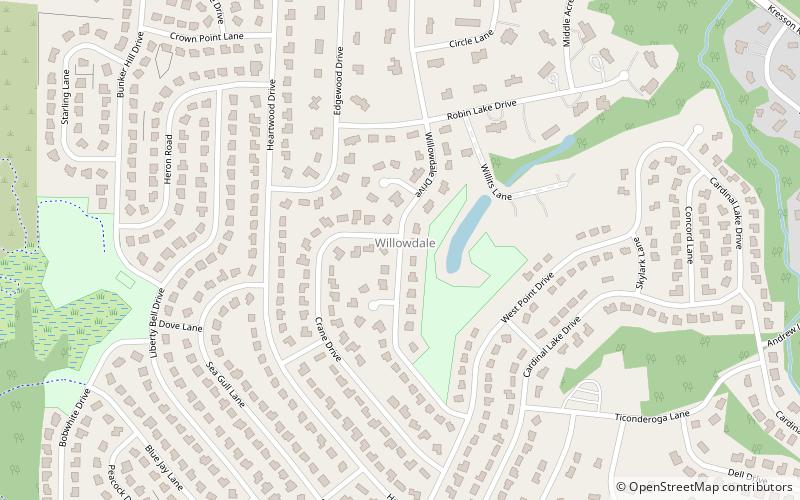 Willowdale location map
