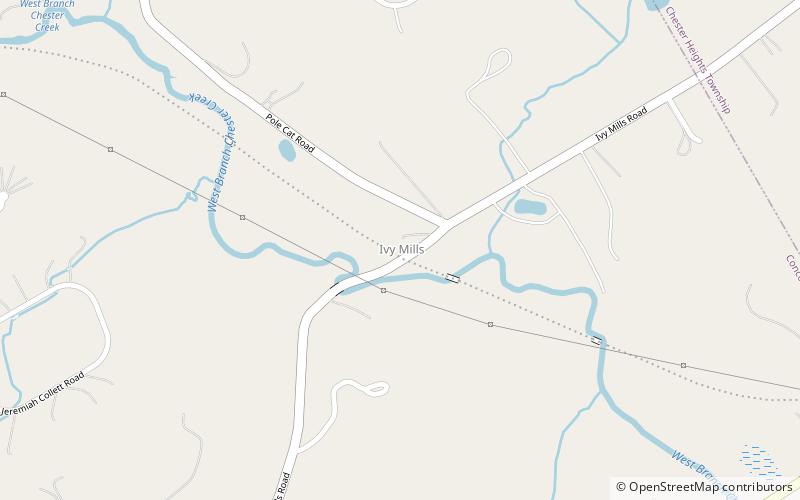 Ivy Mills location map