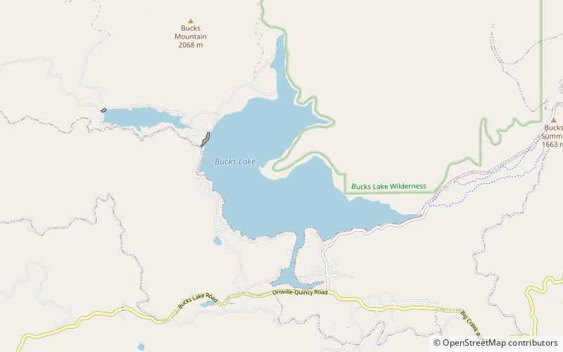 Bucks Lake location map