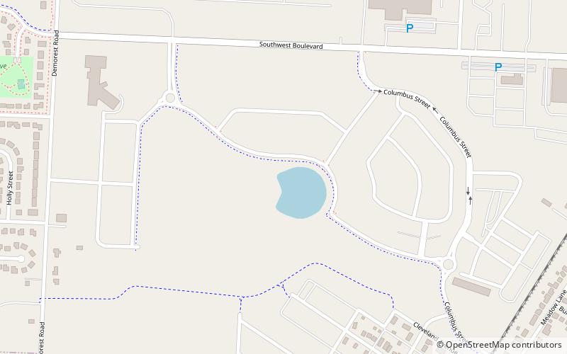 Beulah Park location map