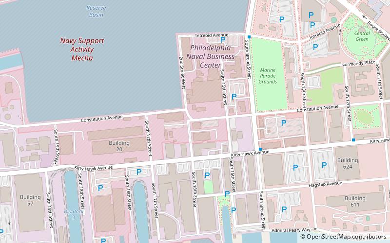 philadelphia naval shipyard location map