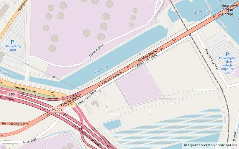 George C. Platt Bridge location map