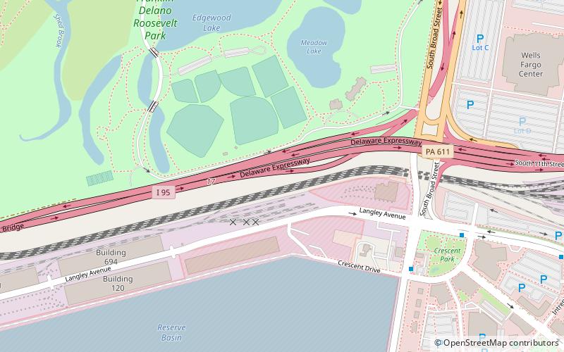 FDR Skatepark location map