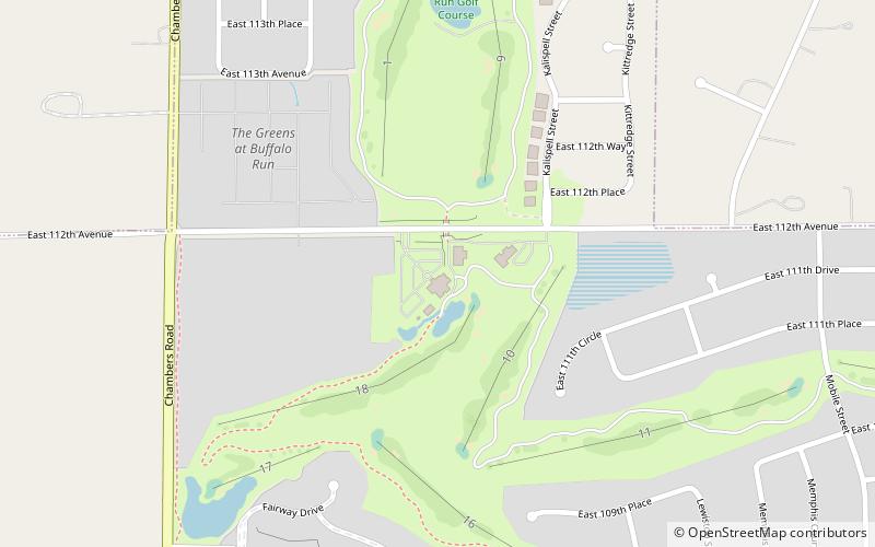 Buffalo Run Golf Course location map