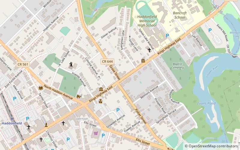 Haddon Fortnightly Club House location map