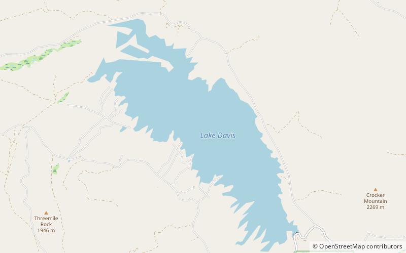 lac davis foret nationale de plumas location map