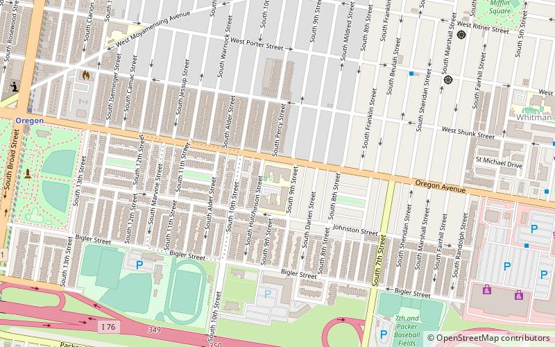 D. Newlin Fell School location map