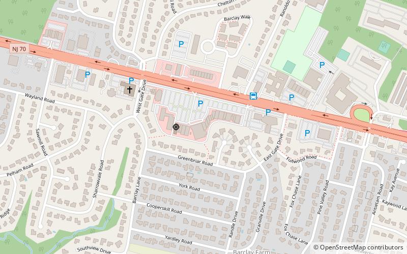 Barclay-Kingston location map