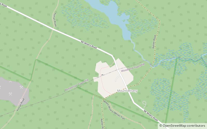 Pinelands Center at Mount Misery location map