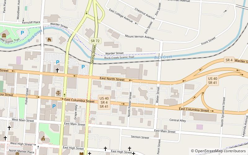 Clark County Courthouse location map