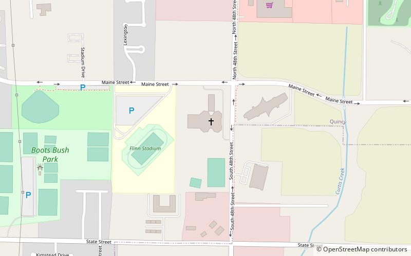 The Crossing Church location map