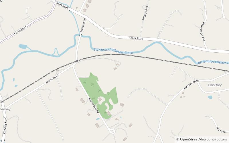 John Cheyney Log Tenant House and Farm location map