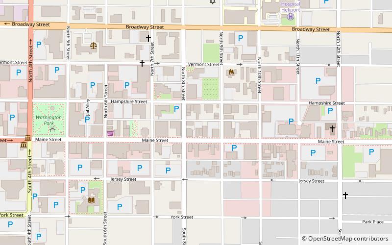 Ernest M. Wood Office and Studio location map