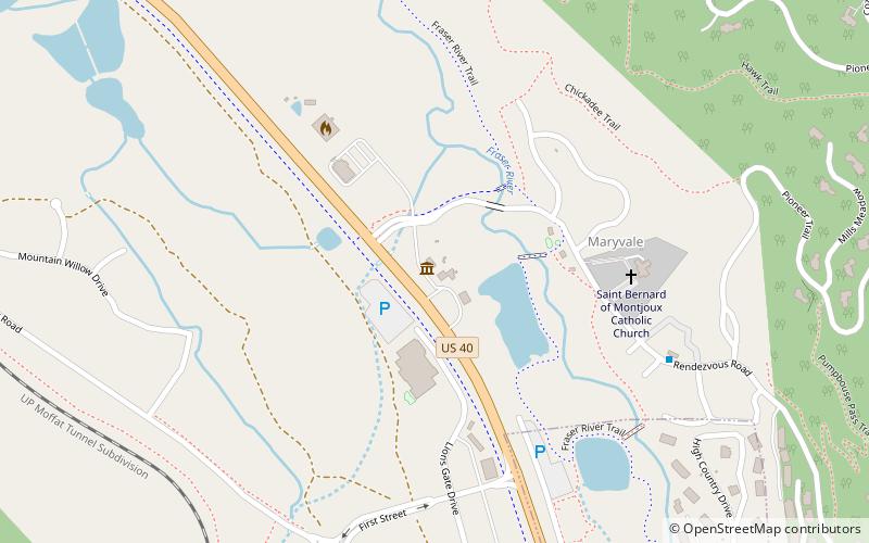 Cozens Ranch Museum location map