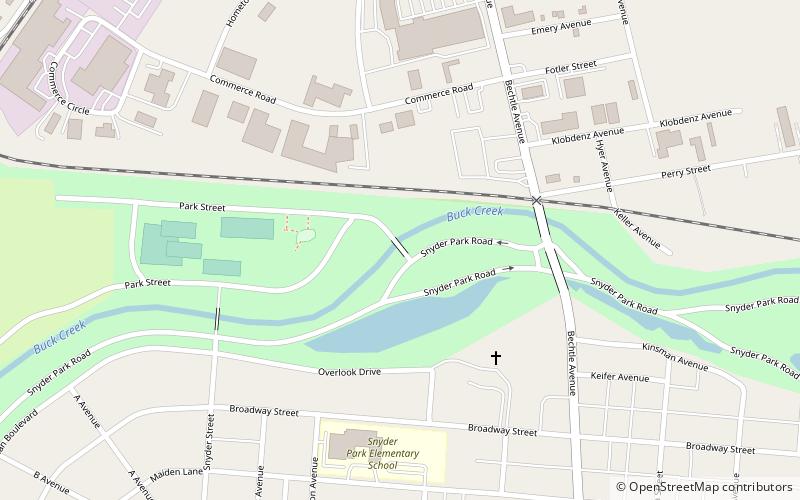 Snyder Park Road location map