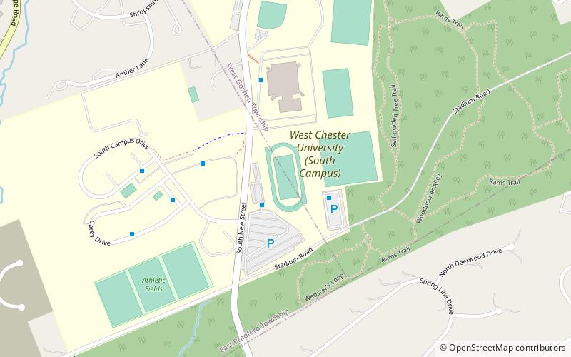 John A. Farrell Stadium location map