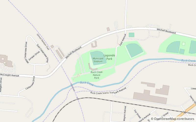 Carleton Davidson Stadium location map