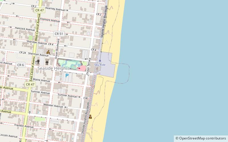 Casino Pier location map