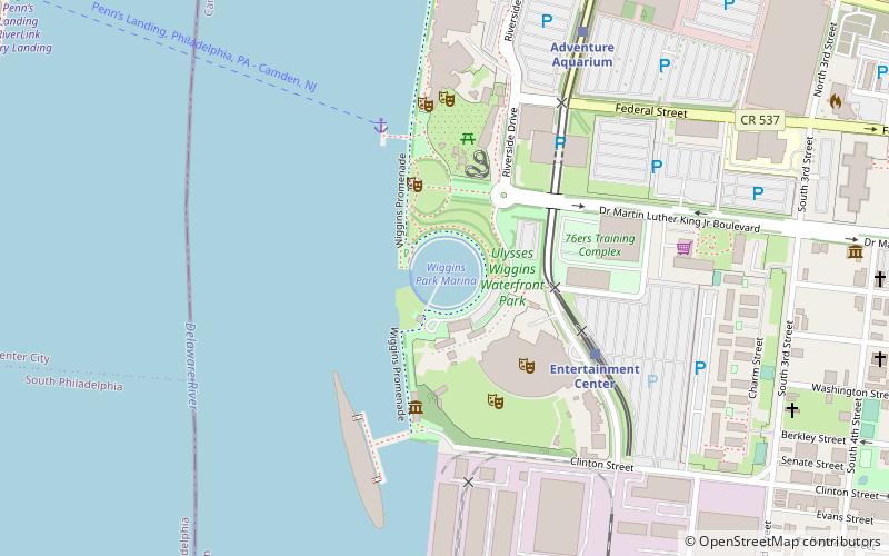 Wiggins Waterfront Park & Marina location map