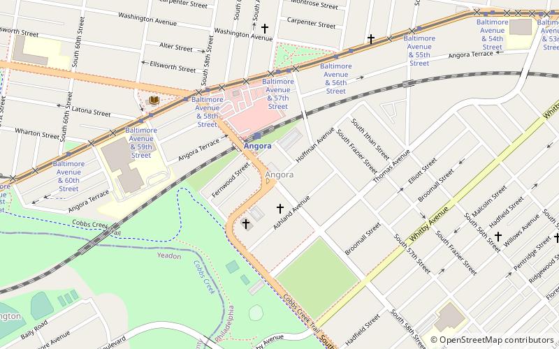 Angora location map