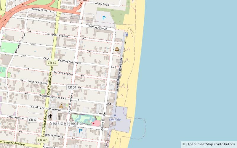point pleasant boardwalk seaside heights location map