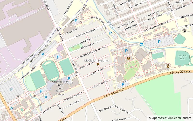 McClellan Heights location map