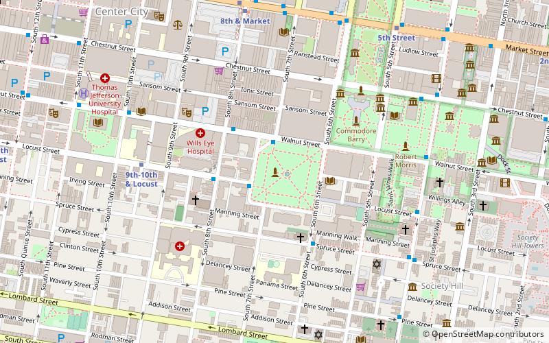 Tomb of the Unknown Soldier of the American Revolution location map