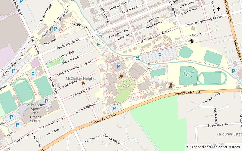 YCP Schmidt Library location map