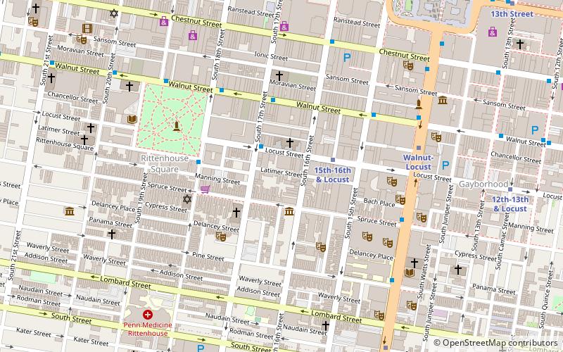 the print center philadelphie location map