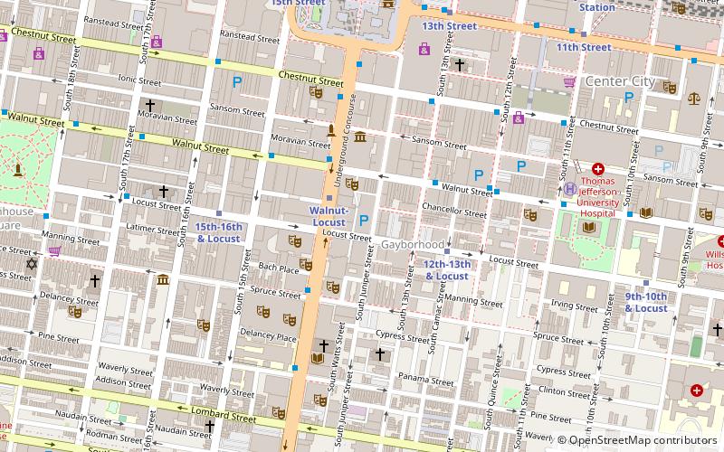 Clarence B. Moore House location map