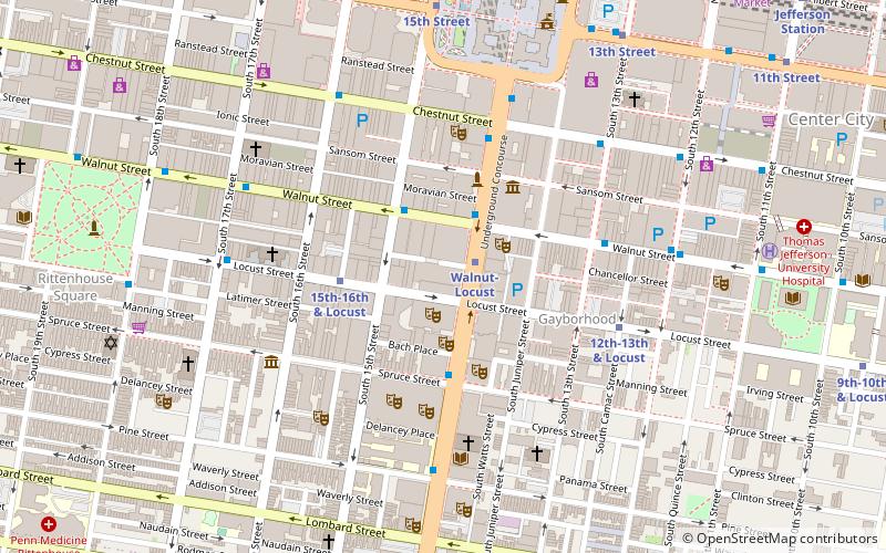 Locust Rendezvous location map