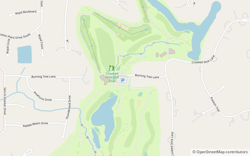 Crooked Stick Golf Club location map
