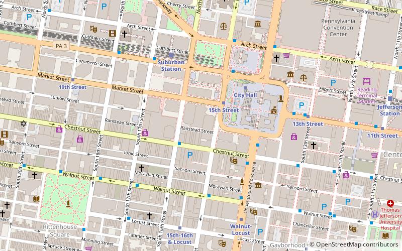 Centre Square Building location map