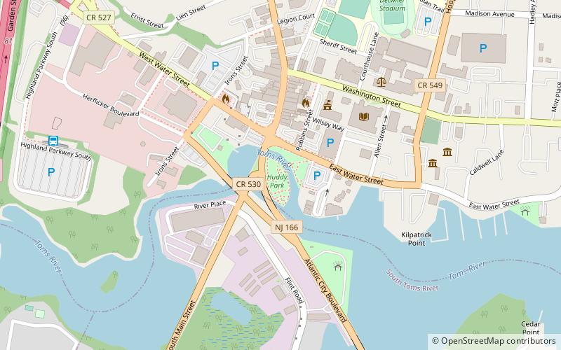 Huddy Park location map