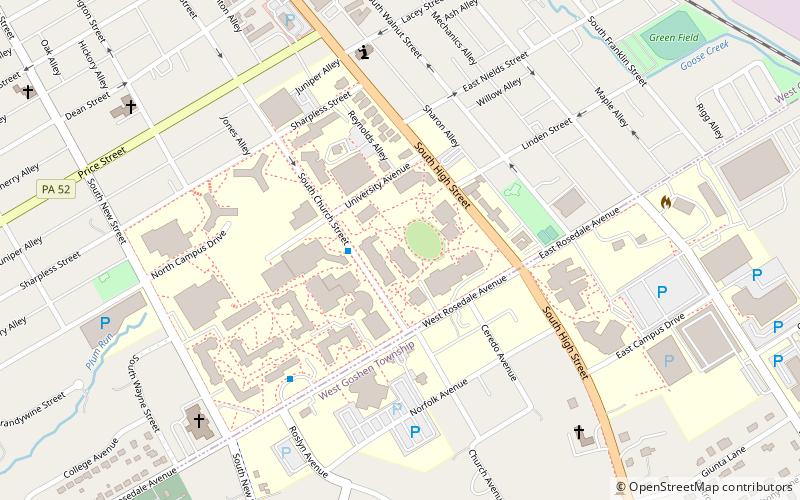 Philips Memorial Building location map