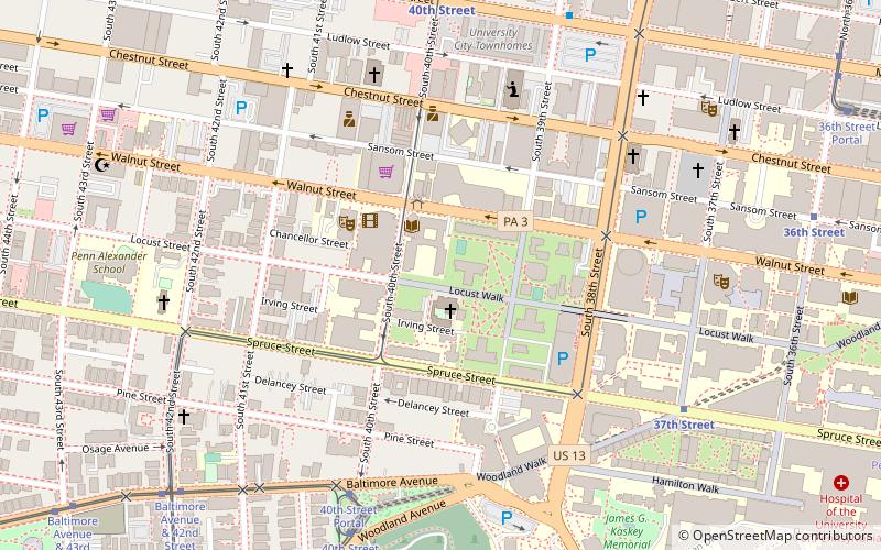 chestnut cabaret philadelphie location map