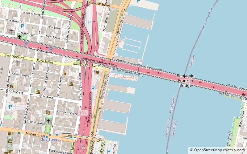 Race Street Pier location map