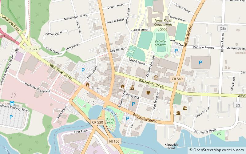 Waterhouse Museum location map