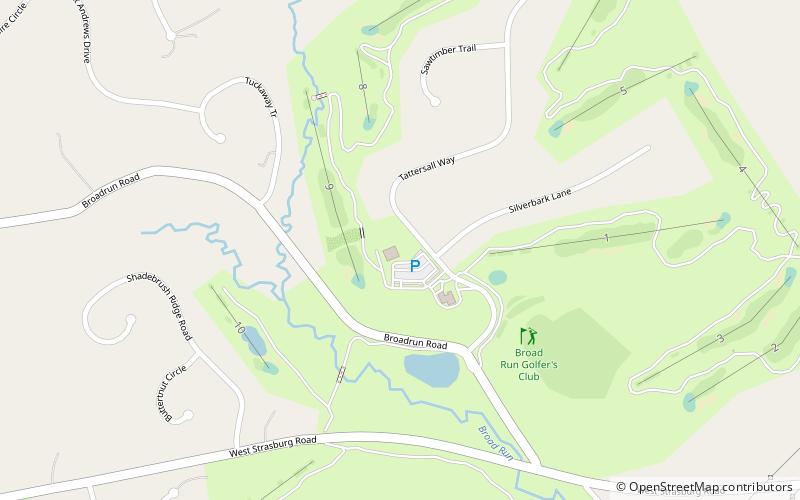 broad run golfers club west chester location map
