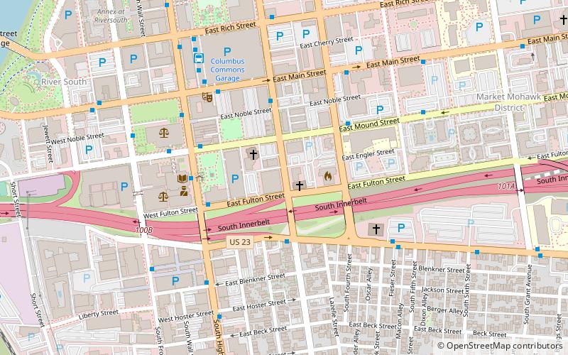 Trinity German Evangelical Lutheran Church location map